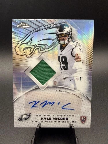 2025 Topps Chrome Kyle McCord Refractor (RAW)