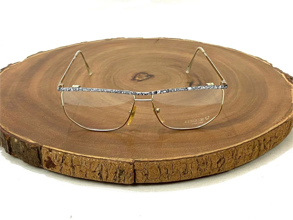 Monturas de gafas Essence 468 gris brillante dorado 56 18 148 mm hechas en Italia Foto 2 de 4