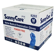 Nitrile Exam Gloves Powder-Free Multiple Sizes 1000 Cs Blue