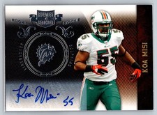 2010 Panini Plates & Patches - Koa Misi #162 Infinity Silver Signatures /50