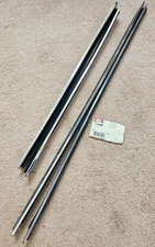 1968-1972 Chevy II/Nova Coupe 4pc Window Felts Sweeps Weatherstrip Seals Inners