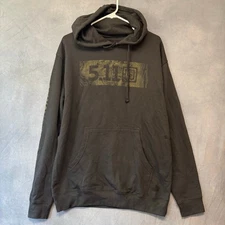 5.11 Tactical Men’s Hoodie Black Pullover Sweatshirt Always Be Ready Graphic Med
