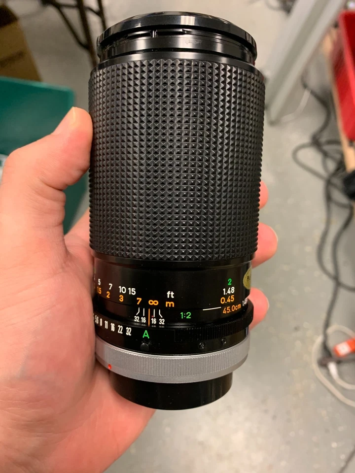 EXCELENTE Lente Canon FD 100mm F/4 S.C MACRO Prime con CAPS Foto 2 de 4