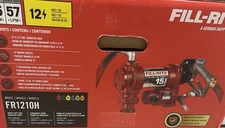 Fill-Rite FR1210H Fuel Transfer Pump, 12vDC, 15 Gpm, 1/4 Hp,