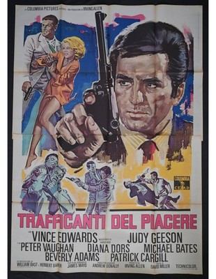 manifesto I TRAFFICANTI DEL PIACERE diana dors bates geeson vince edwards A511