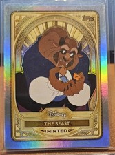 BEAST 2025 TOPPS DISNEY MINT #90 BASE GOLD BEAUTY AND THE BEAST