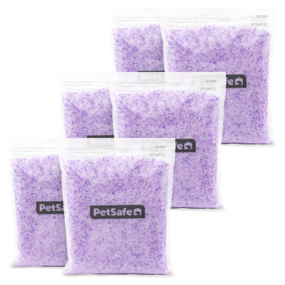 PetSafe ScoopFree Premium Crystal Cat Litter Refill Bags Lavender Scent - 6 Pack