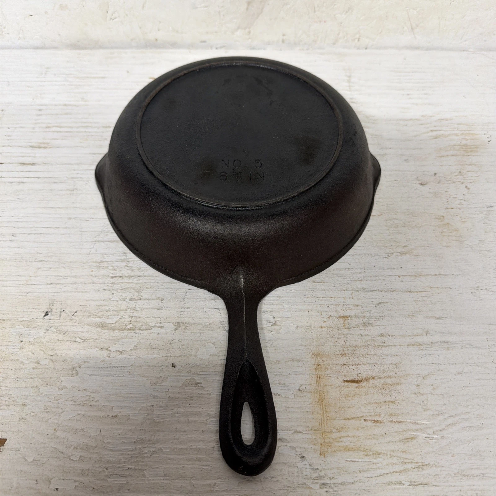 BSR Birmingham Stove & Range #5 Century Series Cast Iron Skillet with Heat Ring