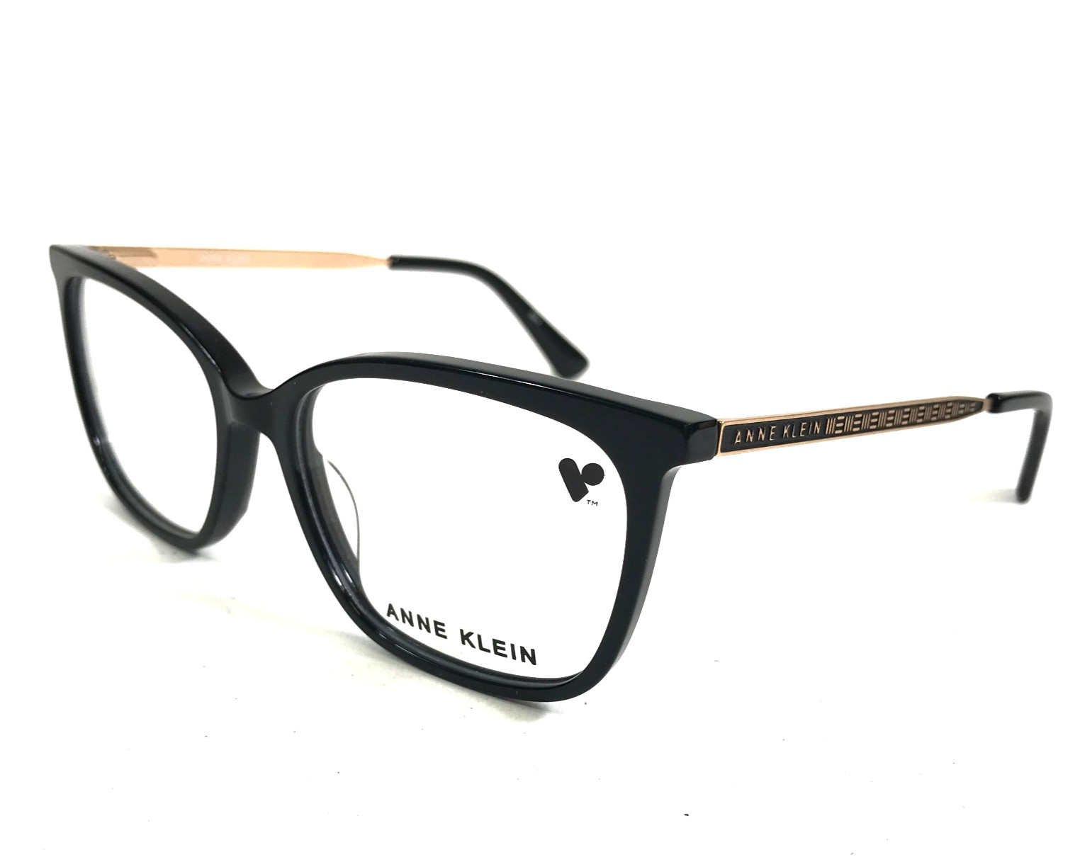 Anne Klein Eyeglasses Frames AK5095 001 BLACK Gold Butterfly Full Rim 54-16-140 10990₽