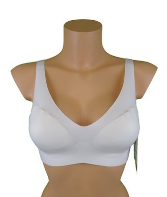 Sloggi ZERO Feel 2.0 Soft bra Top Silk White 00GZ nahtlos Mikrofaser Bustier NEU