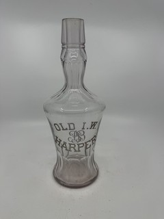 OLD IW HARPER PADUCAH KY ANTIQUE WHISKEY PRE PRO BACK BAR BOTTLE DECANTER