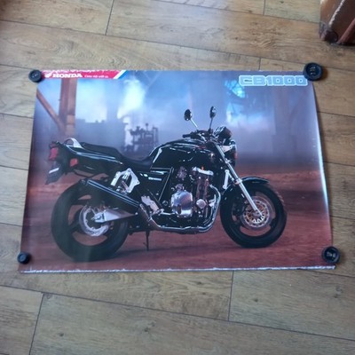 ORIGINAL HONDA COME RIDE WITH US, CB1000, SHOWROOM HÄNDLER VERSAND POSTER