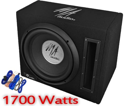 MA Audio caisson de basses 12" 1700 W avec amplificateur NEW 2026/27 - Photo 1/4