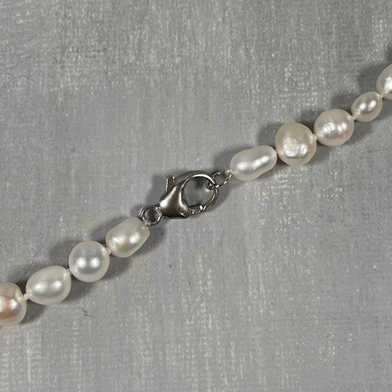 Versatile Elegant Womens Extra Long Necklace White - image 4