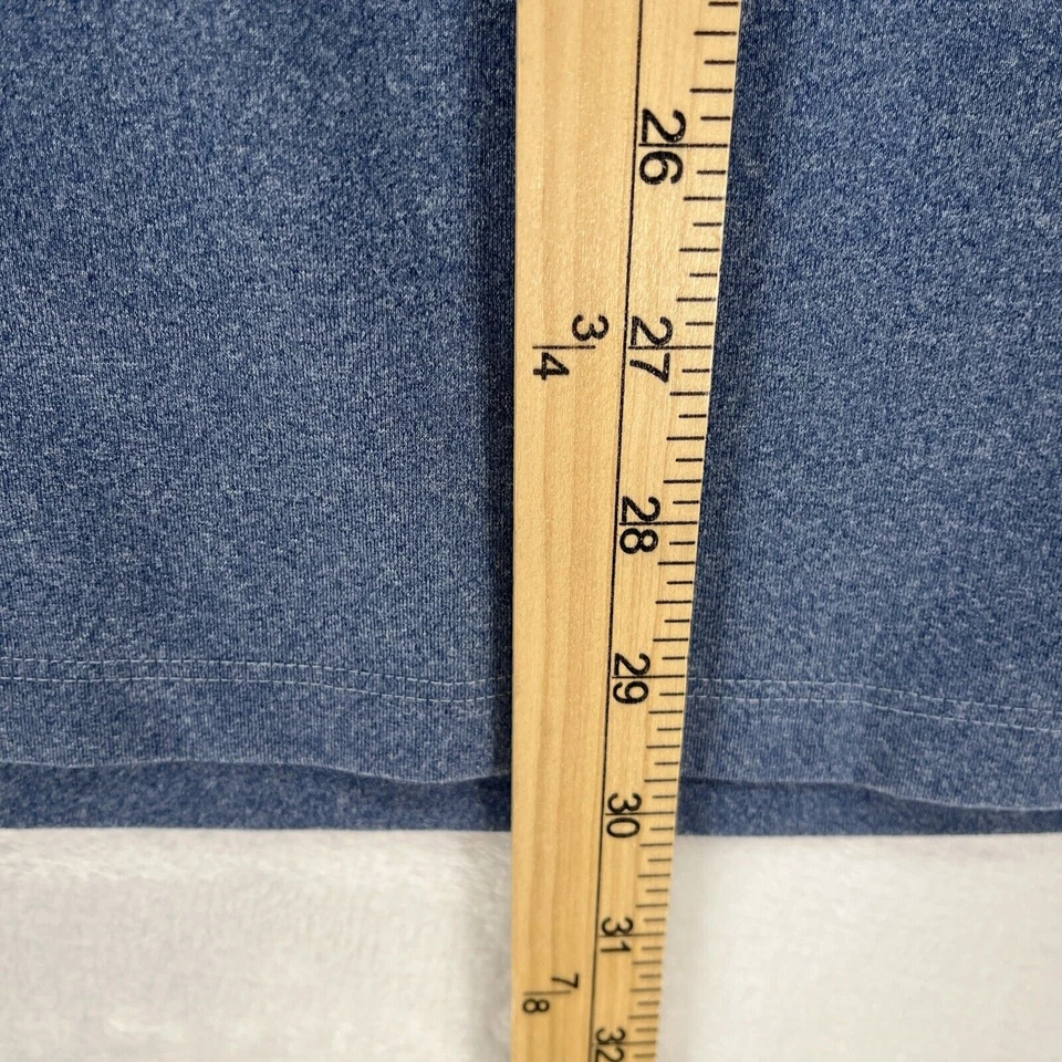 IZOD PerformX Long Sleeve Henley Men’s Sz XXL 2XL CoolFX Heathered Blue - Image 4 of 4