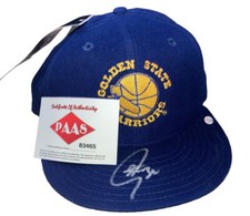 Stephen Curry Autographed of the Golden State Warriors Vintage Hat PAAS COA