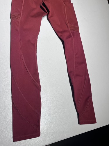 Fabletics Anywhere Pant Women’s XXS High Waist Leggings 7/8 Red Gym Yoga NEW - Picture 8 of 8