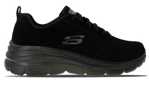 SKECHERS FASHION FIT TRUE FEELS 88888366 Memory scarpe donna sneakers zeppa  | eBay