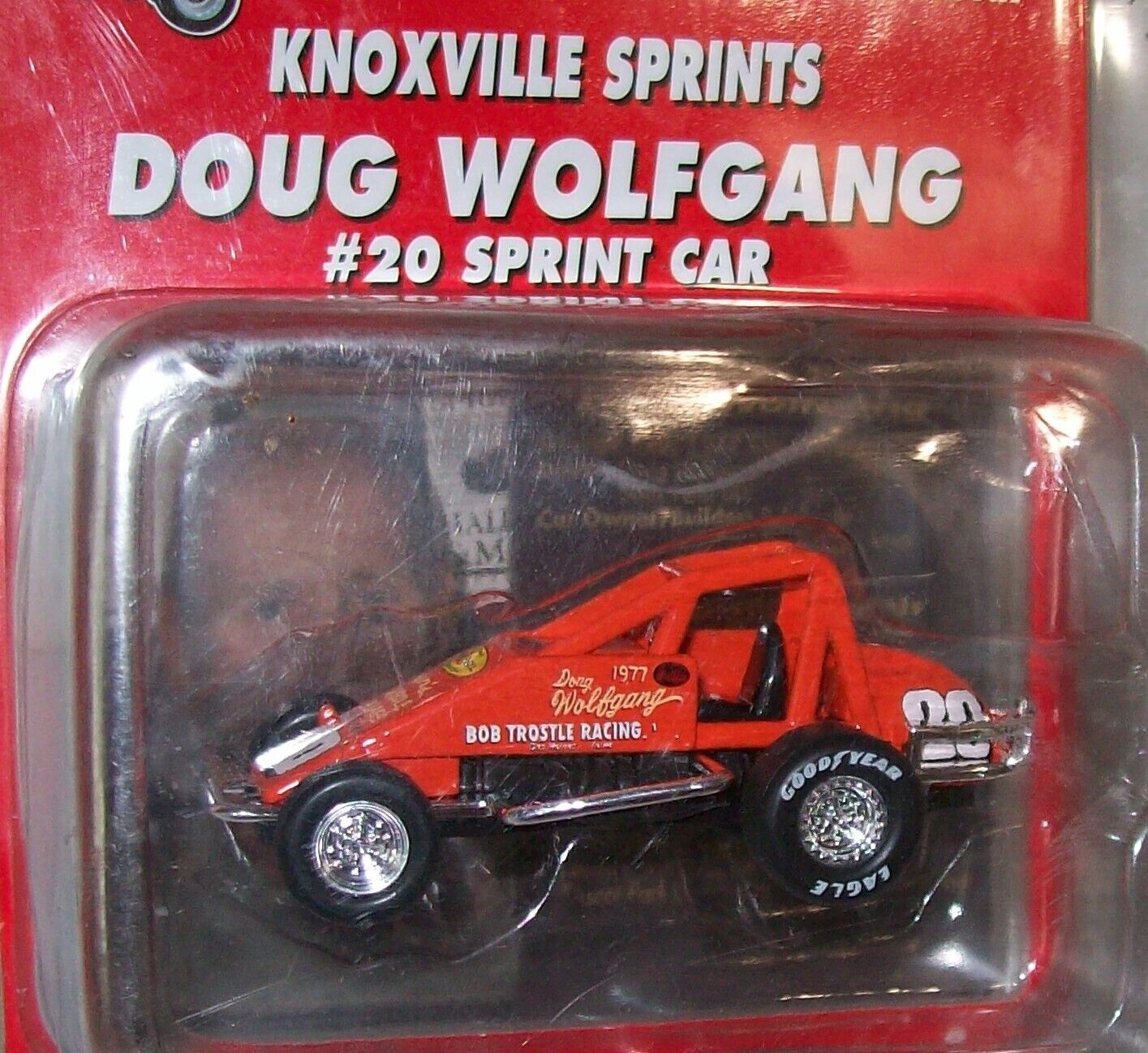 1:64 Doug Wolfgang #20 Wingless Sprint 1977 Knoxville Raceway Bob Trostle
