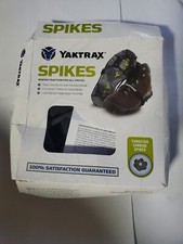 Yaktrax Spikes, Winter Traction, Ice  Snow, Ice Fishing, Walking, Hiking, S/M