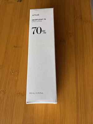 ANUA Heartleaf 70 Daily Lotion 70% 6.67oz / 200ml sealed Exp 04/27 Free Shipping