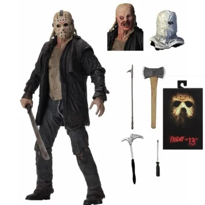 NECA Friday The 13th Ultimate Jason Voorhees 7" PVC Action Figure Model Toy Gift
