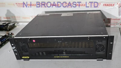 Evertz 7800 frame with 2x psu,, Fc, 1x 7825dsk2-lg-3g   3G keyers 1x HD sync, 1x