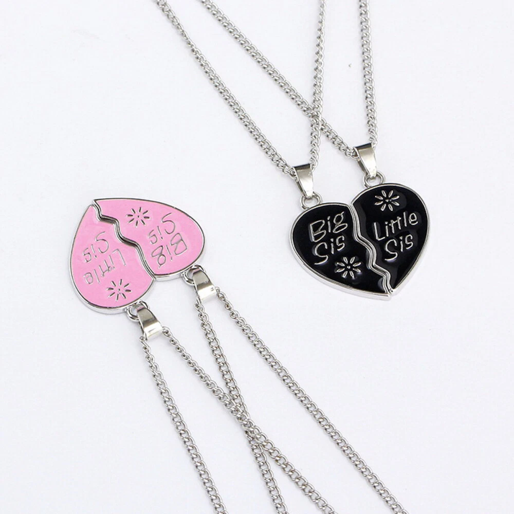 Sister shop matching necklaces