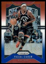2019-20 Panini Prizm Prizms Red White and Blue #156 Pascal Siakam