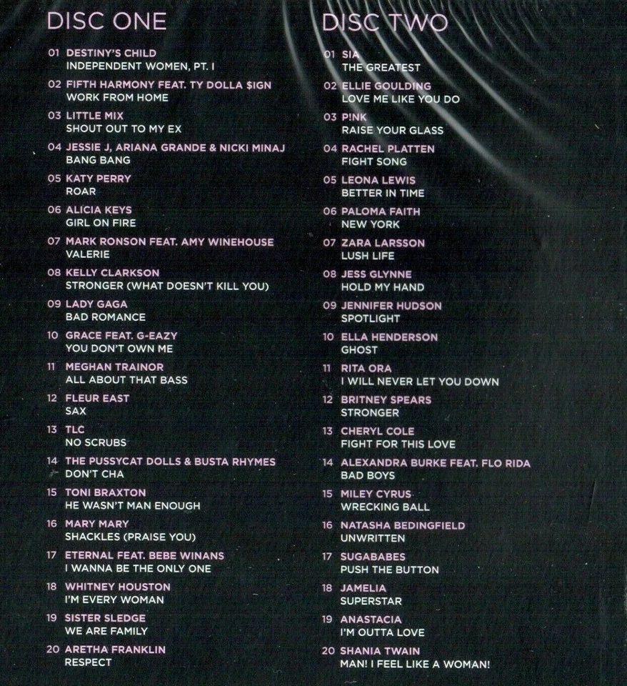 I Am Woman NEW 2XCD Hits From Little Mix Britney Spears Katy Perry Anastacia ETC - Изображение 2 из 2