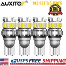Auxito T15 921 912 Led Reverse Backup Light Bulb 2400lm 6500k Super Bright 4pcs Auxito T15 921 912 Led Reverse Backup Light Bulb 2400lm 6500k Super Bright 4pcs