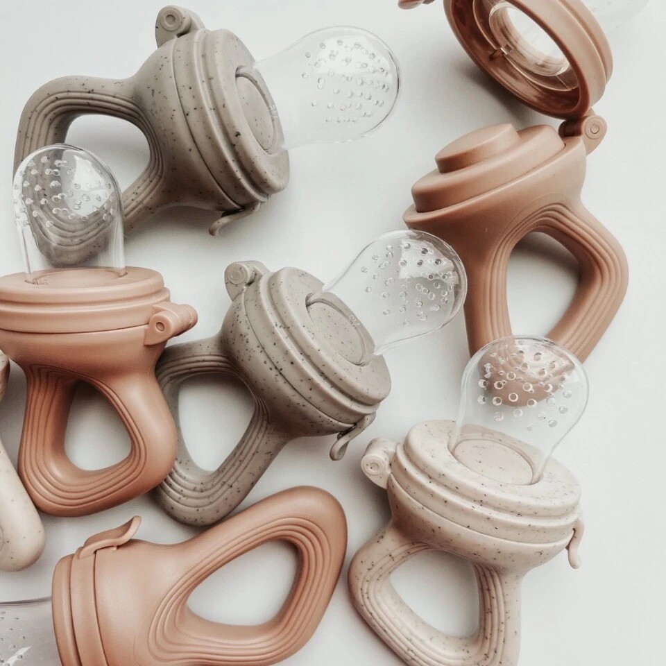 Silicone Baby Bites Fruit And Vegetable Le Mesh Bag To Soothe