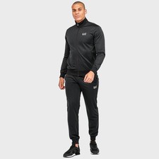 black armani tracksuit mens