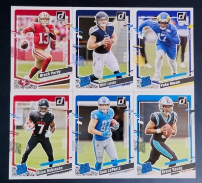 2023 Donruss Football BASE with RATED ROOKIES 251-400 You Pick - 2 Card Minimum