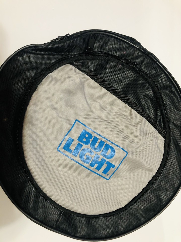 Portable Bud Light Charcoal BBQ Grill & Cooler In One Tailgating