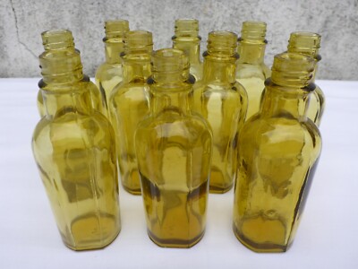 9,7 cm grün 2 x alte kleine grüne Medizin Glas Apotheke Apotheker Flasche ca