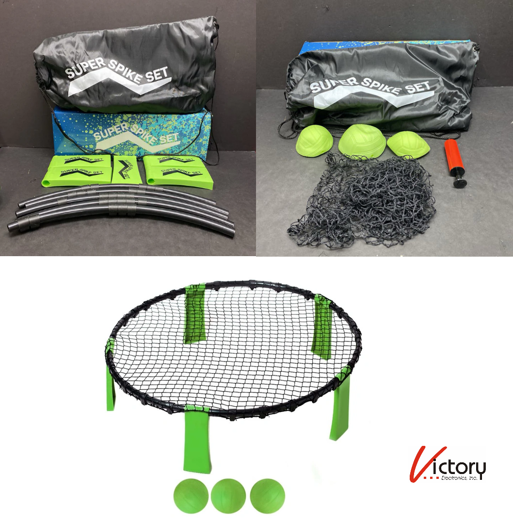 NEW Super Spike Set Volleyball Trainer Kit | GLA-PRZ-1307 | Black