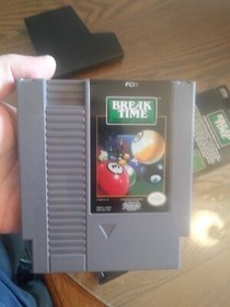 Break Time: The National Pool Tour (Nintendo, 1993) NES CIB  great condition
