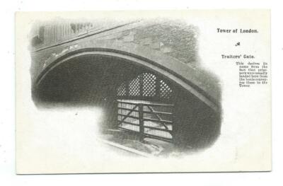 London Tower of London Traitors' Gate Gale & Polden Wellington Postkarte um 1900