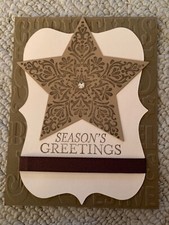 Bright Beautiful Christmas holiday card kit of 10 made w/ Stampin' Up