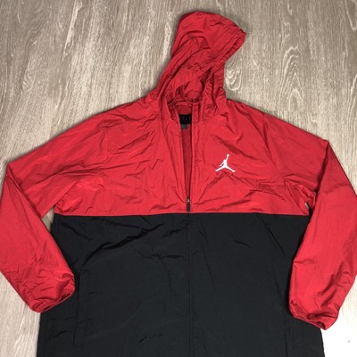 jordan windbreaker red