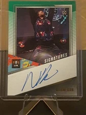 2022 Panini WWE NXT NXT Signatures Green Noam Dar #NS-NDR Auto