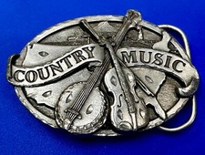 Country Music Lovers Vintage 1984 E029 Siskiyou Belt Buckle