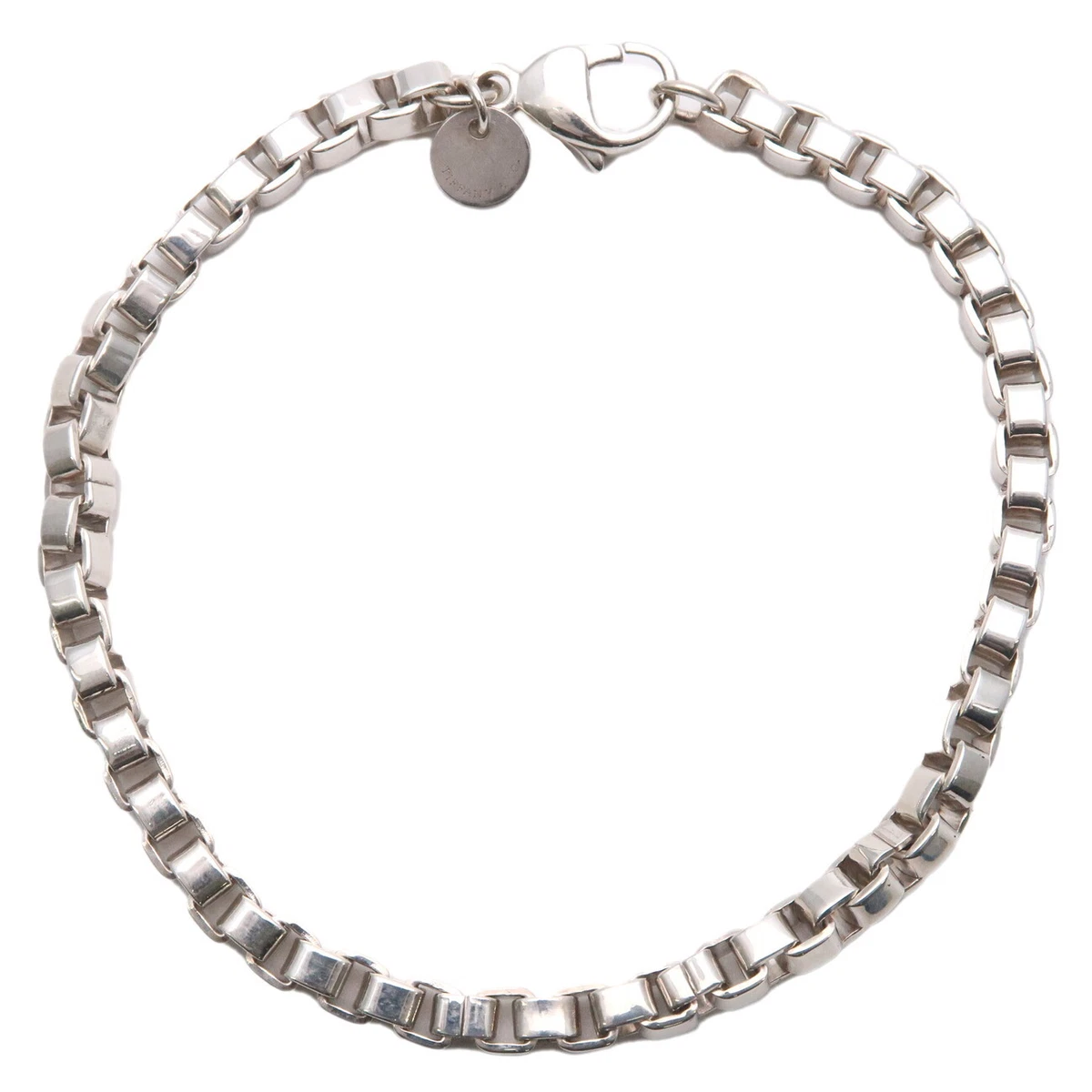 Authentic Tiffany Co. Tiffany Venetian Link Bracelet SV925 Silver