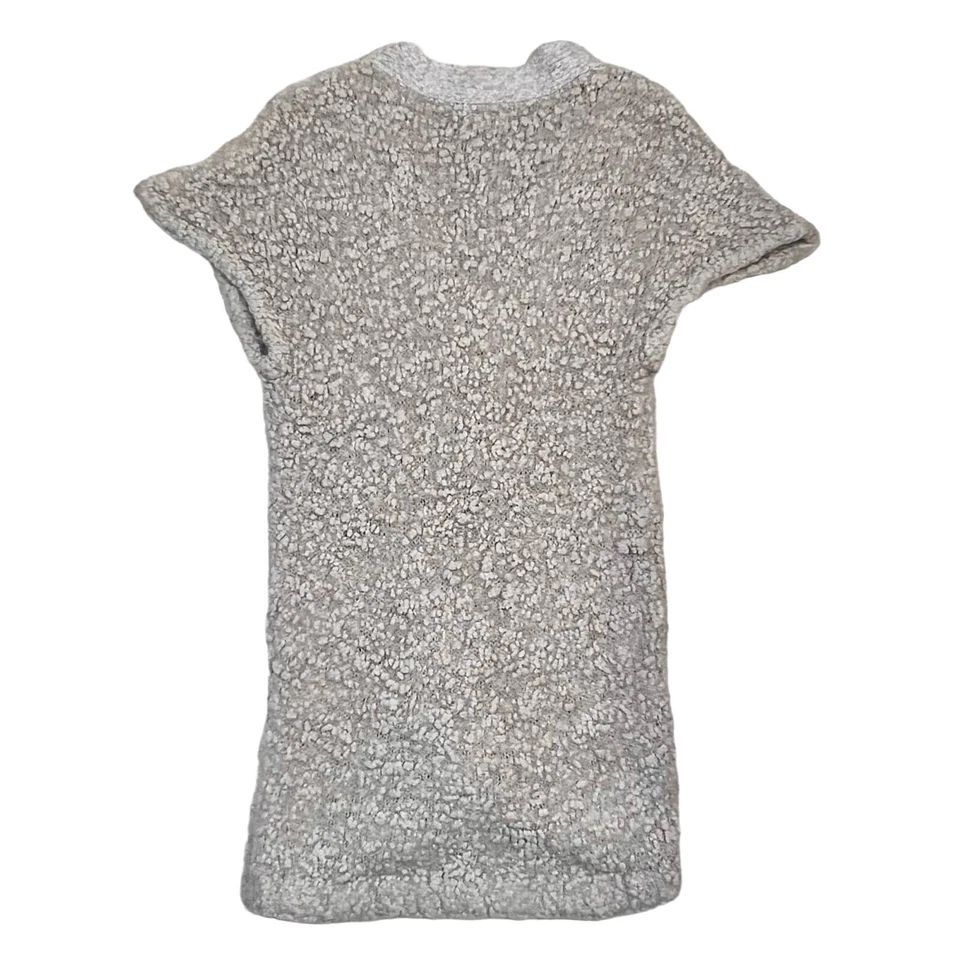 Kensie Womens Long Beige Wool Blend Cardigan Short Sleeve Size M - Image 3 of 4