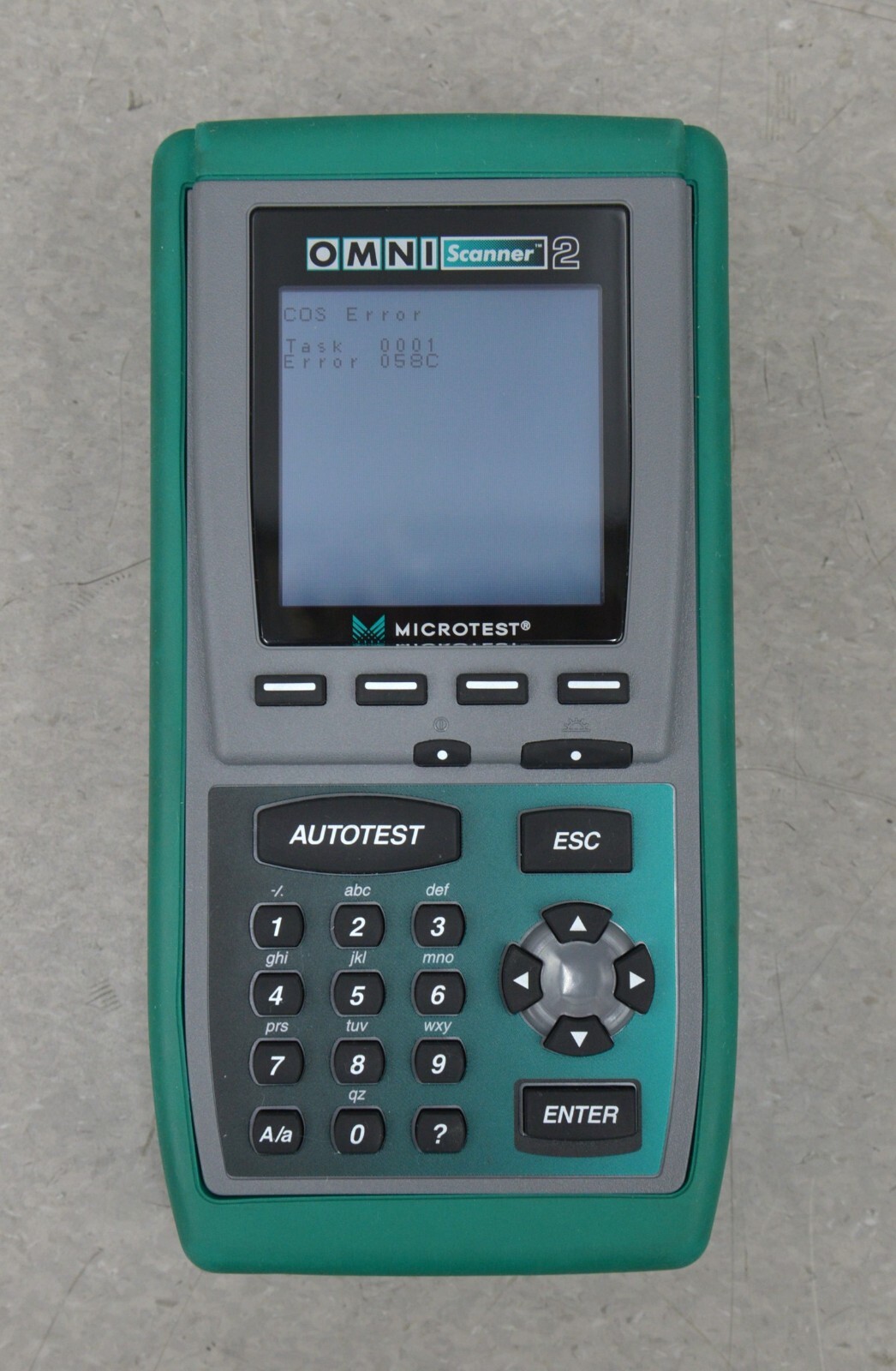 Fluke Microtest  OMNIScanner 2Cat 5/5E/6 Digital Cable Analyzer Certifier