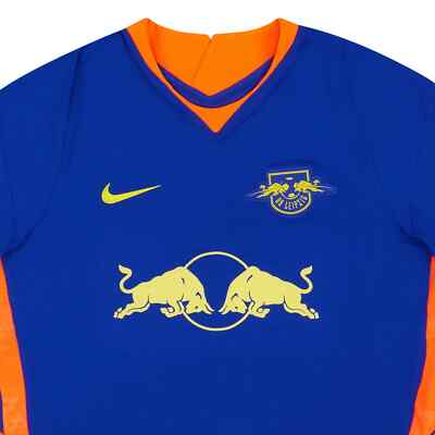2020/21 RB Leipzig Away Jersey #25 Olmo Nike Bundesliga Red Bull