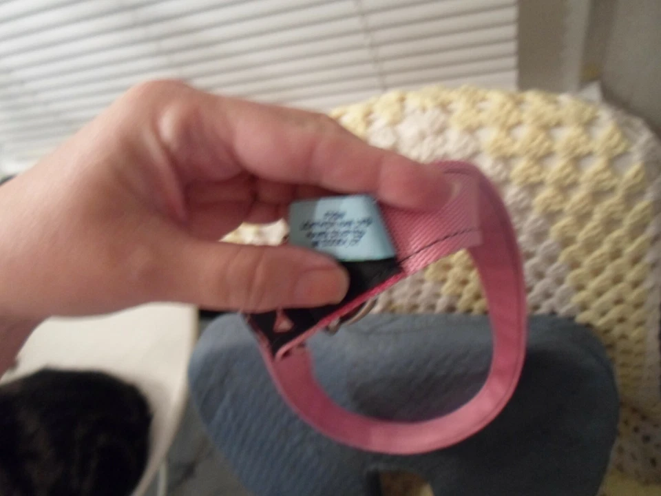 Cinturón de cócteles Eliza B de Leather Man Martini negro/rosa con hebilla plateada GRANDE Foto 4 de 4