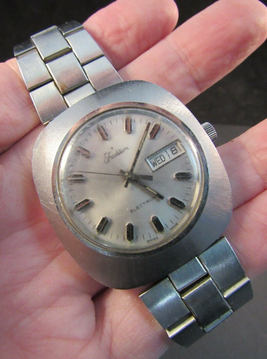 vintage Men's watch TRADITION Sears Roebuck SWISS 7 JEWELS 1960's