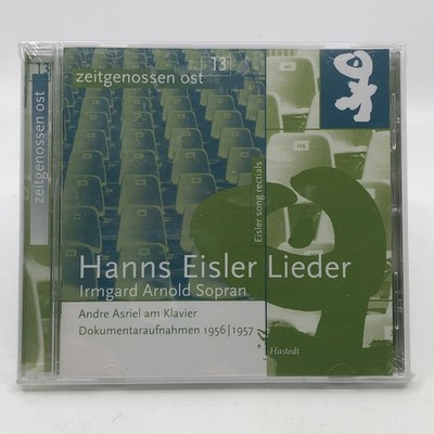 Hanns Eisler Lieder CD 1999 Irmgard Arnold Andre Asriel Classical Hastedt  NEW